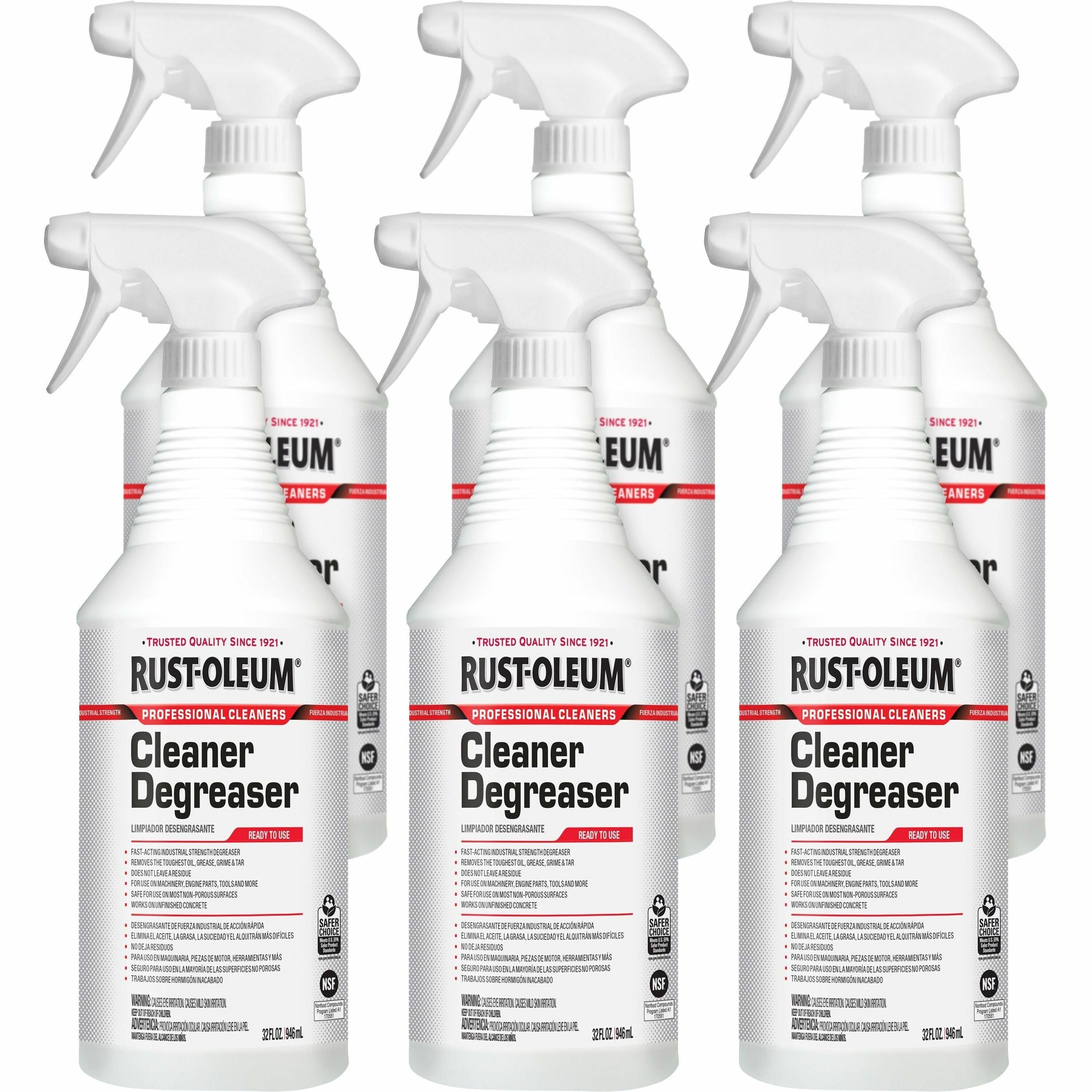 Krud Kutter PRO Cleaner Degreaser - Concentrate - 32 fl oz (1 quart) - 6 / Carton - Heavy Duty, Chemical-free, Residue-free - Clear