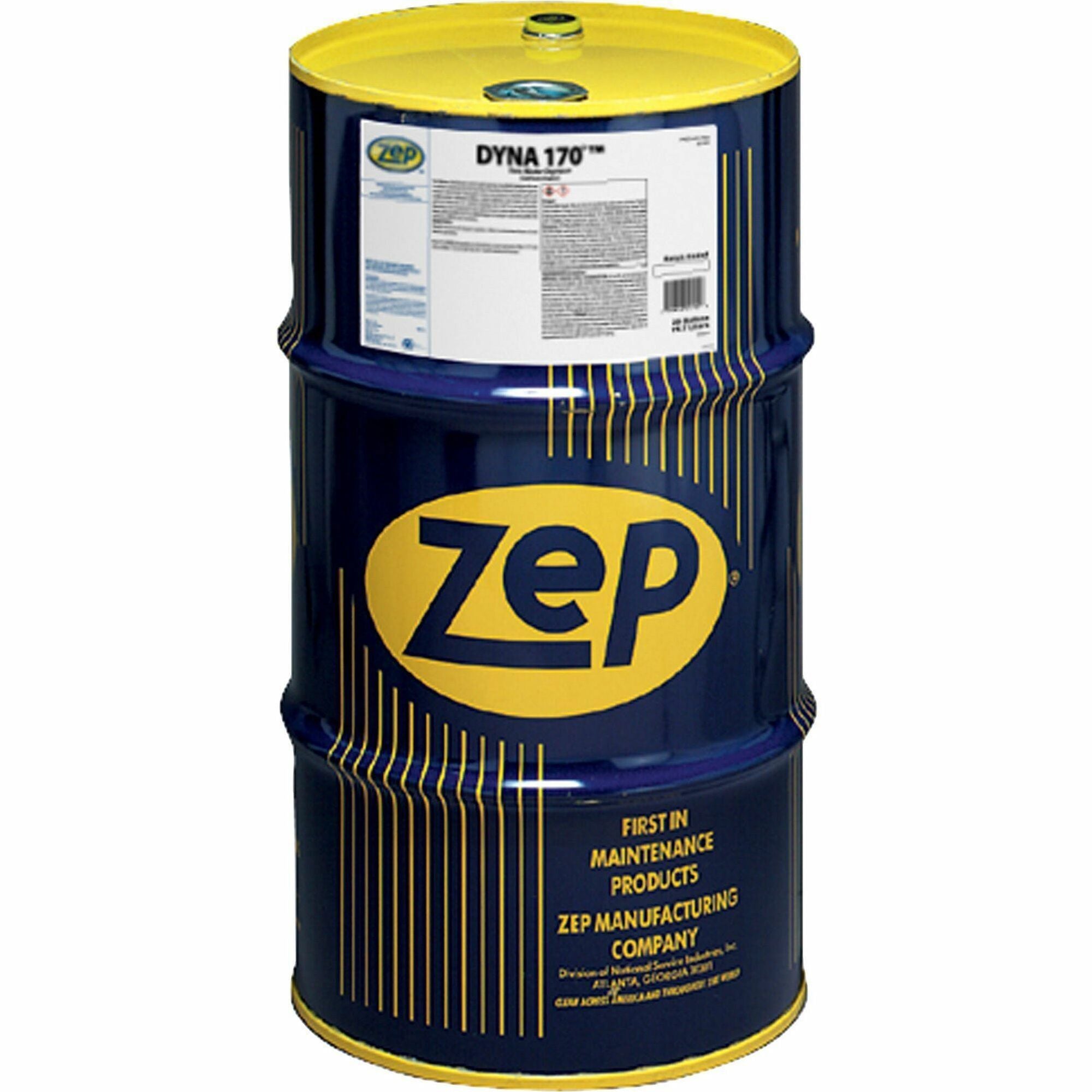 Zep Commercial Dyna 170 Solvent - 2560 fl oz (80 quart) - 1 Each - Low VOC, Low Odor, Rust Resistant, Corrosion Resistant - Colorless