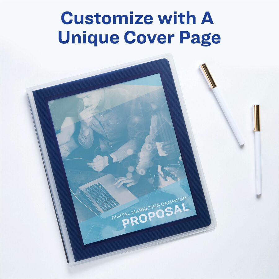 Flexi-View Binder with Round Rings, 3 Rings, 1" Capacity, 11 x 8.5, Green