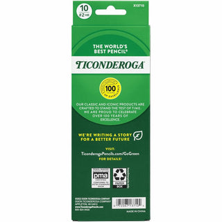 Dixon Wood Pencils - Graphite Lead - Assorted Wood Barrel - 10 / Box