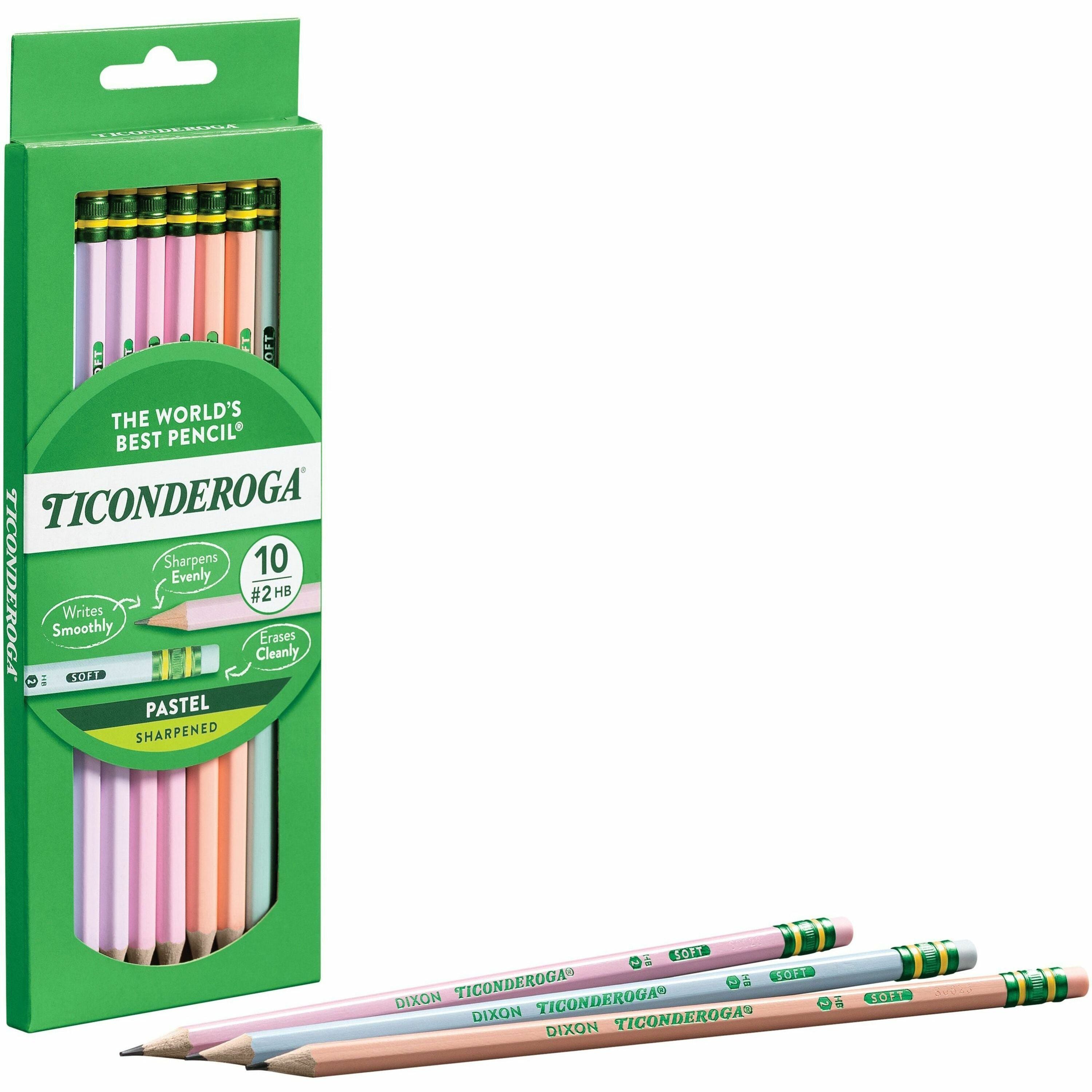 dixon-wood-pencils-graphite-lead-assorted-wood-barrel-10-box_dixx13710 - 1
