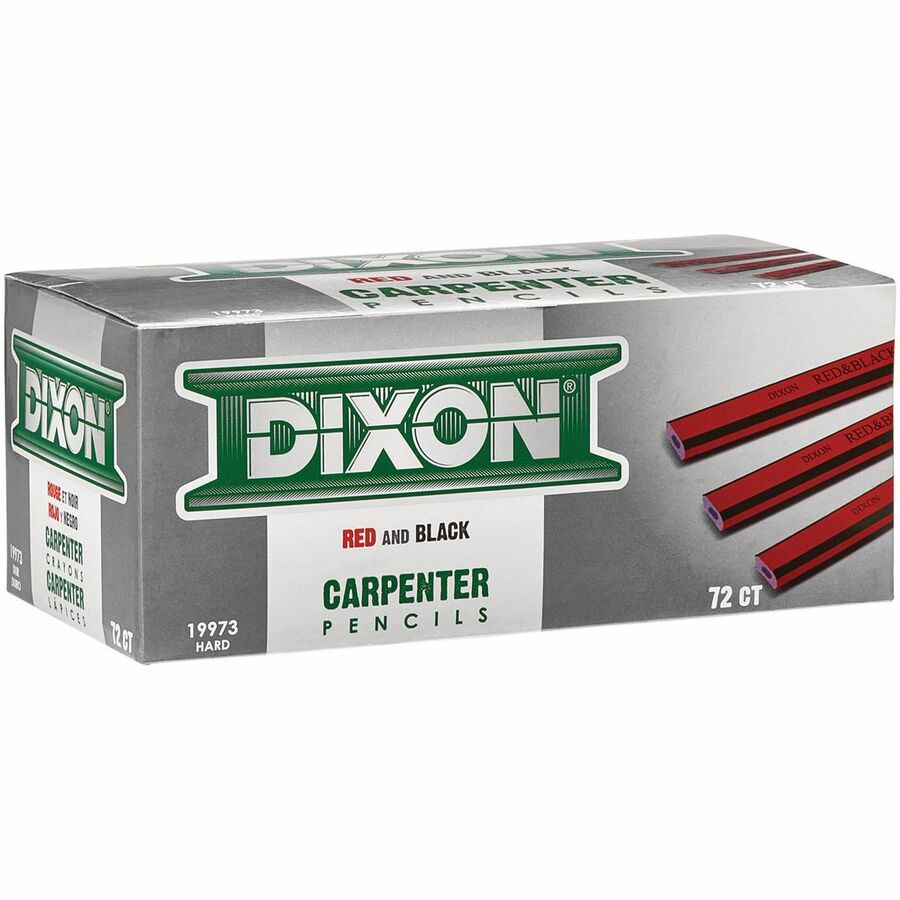 dixon-industrial-carpenter-pencils-graphite-lead-red-black-barrel-12-box_dixx19973 - 3