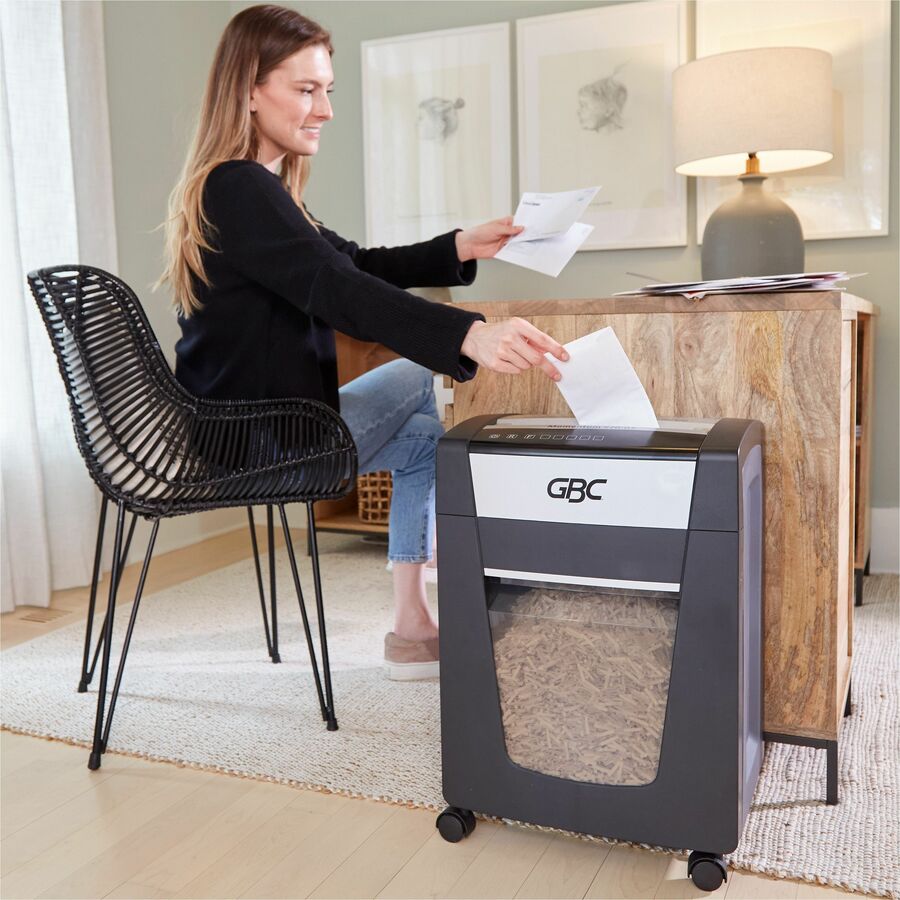 gbc-momentum-paper-shredder-x20-07-micro-cut-p-4-anti-jam-20-sheets-continuous-shredder-micro-cut-20-per-pass-for-shredding-paper-clip-paper-junk-mail-staples-p-4-9-throat-4-hour-run-time-7-gal-wastebin-capacity-black_gbcwsm177001 - 4