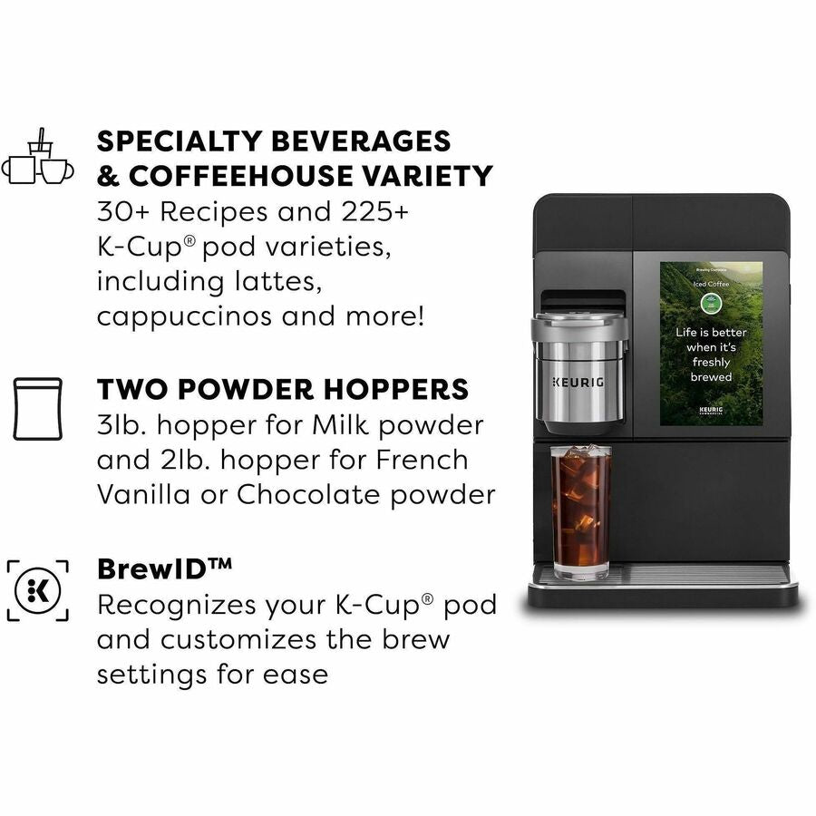 Keurig K-4500 Single-Serve Commercial Cafe System - 1400 WSingle-serve - Coffee Strength Setting - K-Cup Pod/Capsule Brand - Multi
