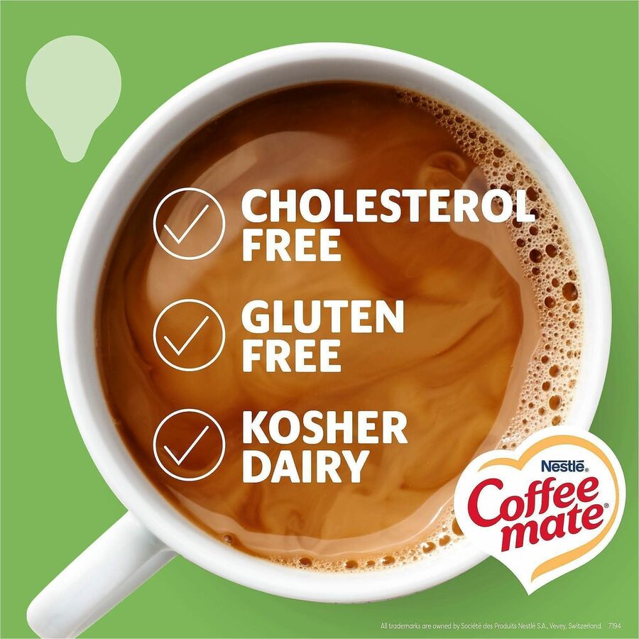 Coffee mate Irish Cream Liquid Creamer - Irish Cream Flavor - 0.38 fl oz (11 mL) - 180/Carton