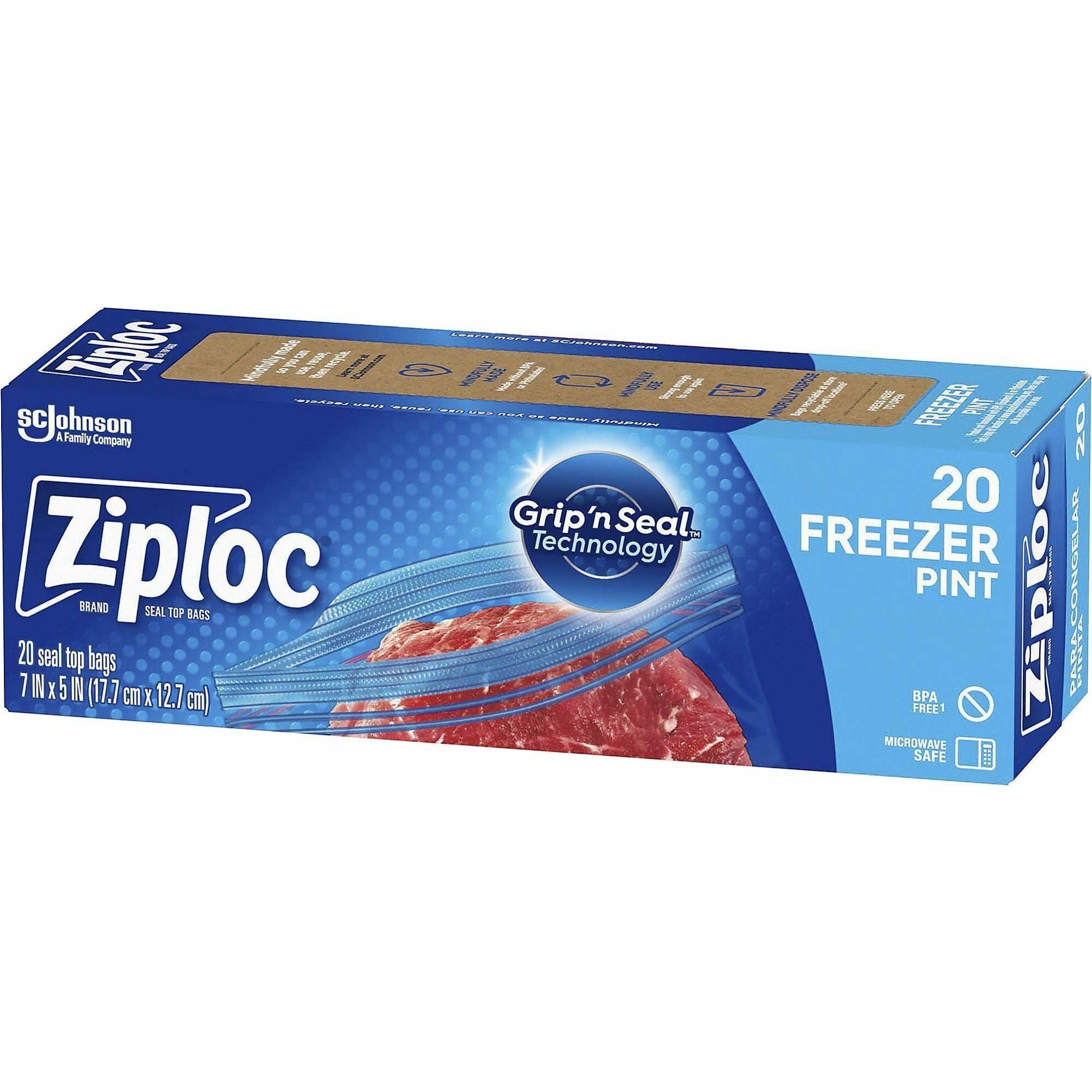 ziploc-grip-n-seal-freezer-bags-5-width-x-7-length-blue-plastic-20-box-food-meat-poultry-fish_sjn314443 - 4