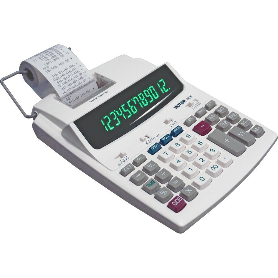 victor-12-digit-thermal-printing-calculator-thermal-12-digits-led-white-1-each_vct1226 - 8