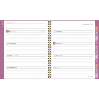 at-a-glance-badge-weekly-monthly-planner-small-size-weekly-monthly-13-month-january-2024-january-2025-7-x-8-3-4-sheet-size-twin-wire-purple-white-paper-bleed-resistant-dated-planning-page-reference-calendar-durable-flexibl_aag1675t805 - 4