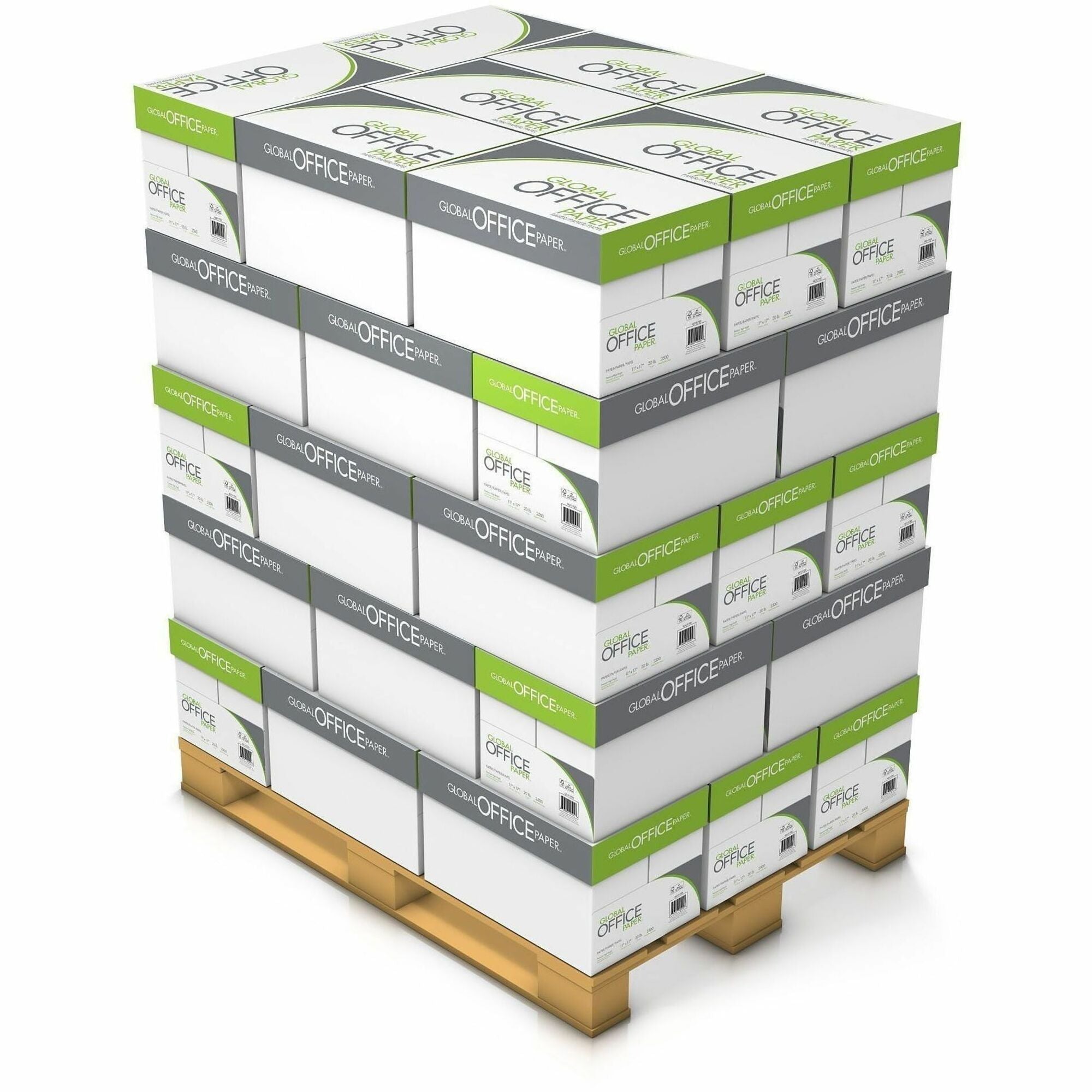 Global Office Premium Multipurpose Paper - 96 Brightness - 11" x 17" - 40 / Pallet - 500 Sheets per Ream - White