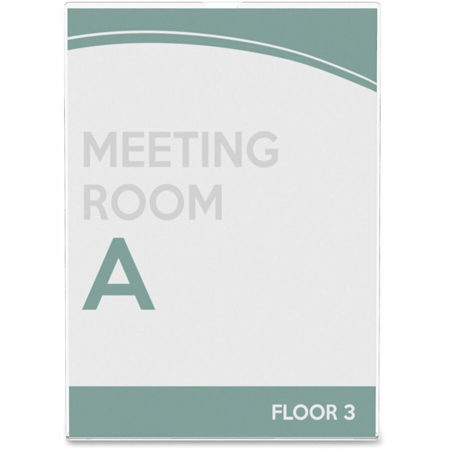 deflecto-superior-image-slanted-sign-holders-12-carton-85-width-x-11-height-x-35-depth-l-shaped-shape-top-loading-durable-polystyrene-clear_def590101ct - 5
