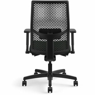 Ignition 2.0 Reactiv Mid-Back Task Chair, 17.25" to 21.75" Seat Height, Black Fabric Seat, Black Back, Ships in 7-10 Bus Days