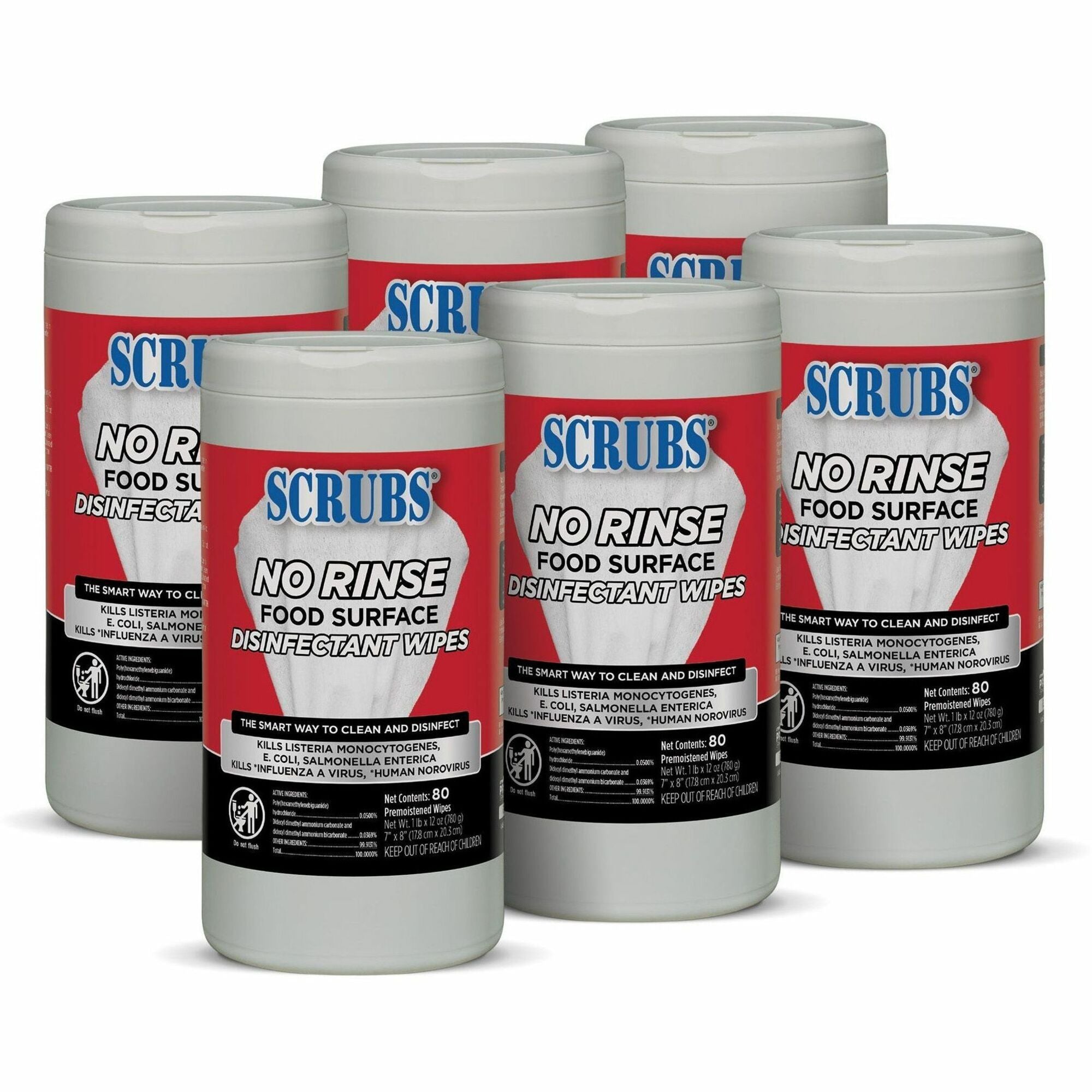 scrubs-no-rinse-food-surface-disinfectant-wipes-ready-to-use-80-can-6-carton-rinse-free-red_itw97080ct - 1