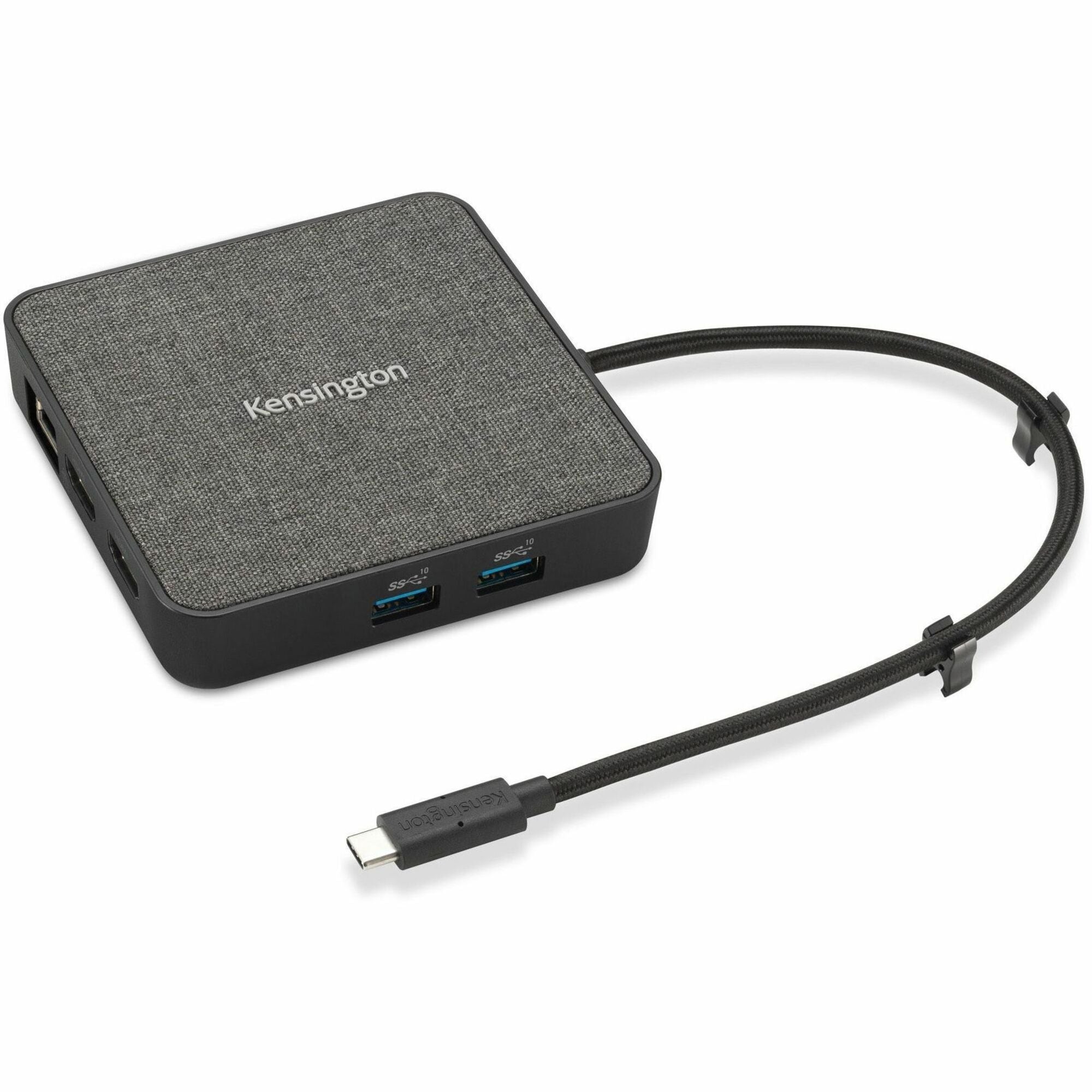 Kensington MD120U4 USB4 Portable Docking Station - for Notebook/Monitor - USB4 - 2 Displays Supported - 4K, 8K - 3840 x 2160, 7680 x 4320 - 3 x USB Ports - 2 x USB Type-A Ports - USB Type-A - 1 x USB Type-C Ports - USB Type-C - Network (RJ-45) - 2 x - 1