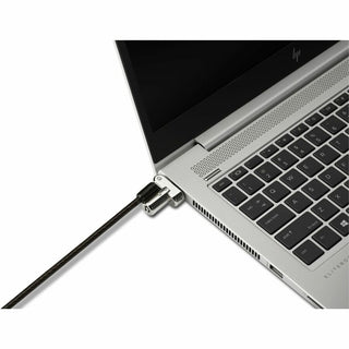 Kensington Universal 3-in-1 Keyed Laptop Lock - Keyed Lock - Black - Carbon Steel, Plastic - 6 ft - For Notebook - 2