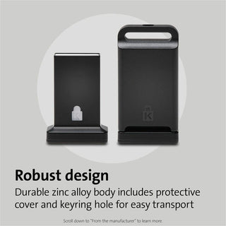 Kensington VeriMark Guard Fingerprint Security Key - Black - Fingerprint - USB - 5 V - TAA Compliant