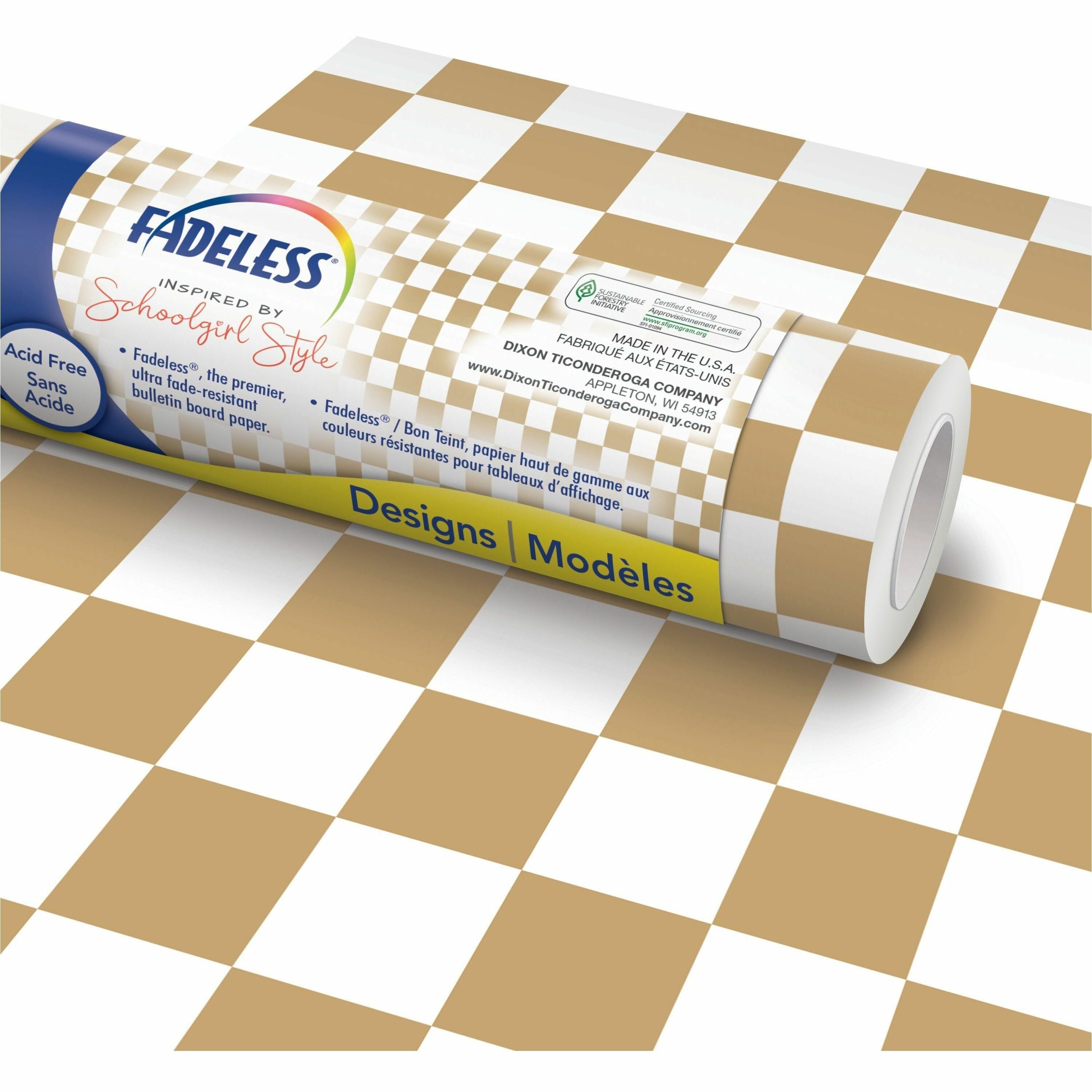 Fadeless Bulletin Board Paper Rolls - Art, Classroom, School, Home, Office, Decoration, Door, File Cabinet - 48"Width x 50 ftLength - 1 Roll - Sweater Weather - Paper - 1