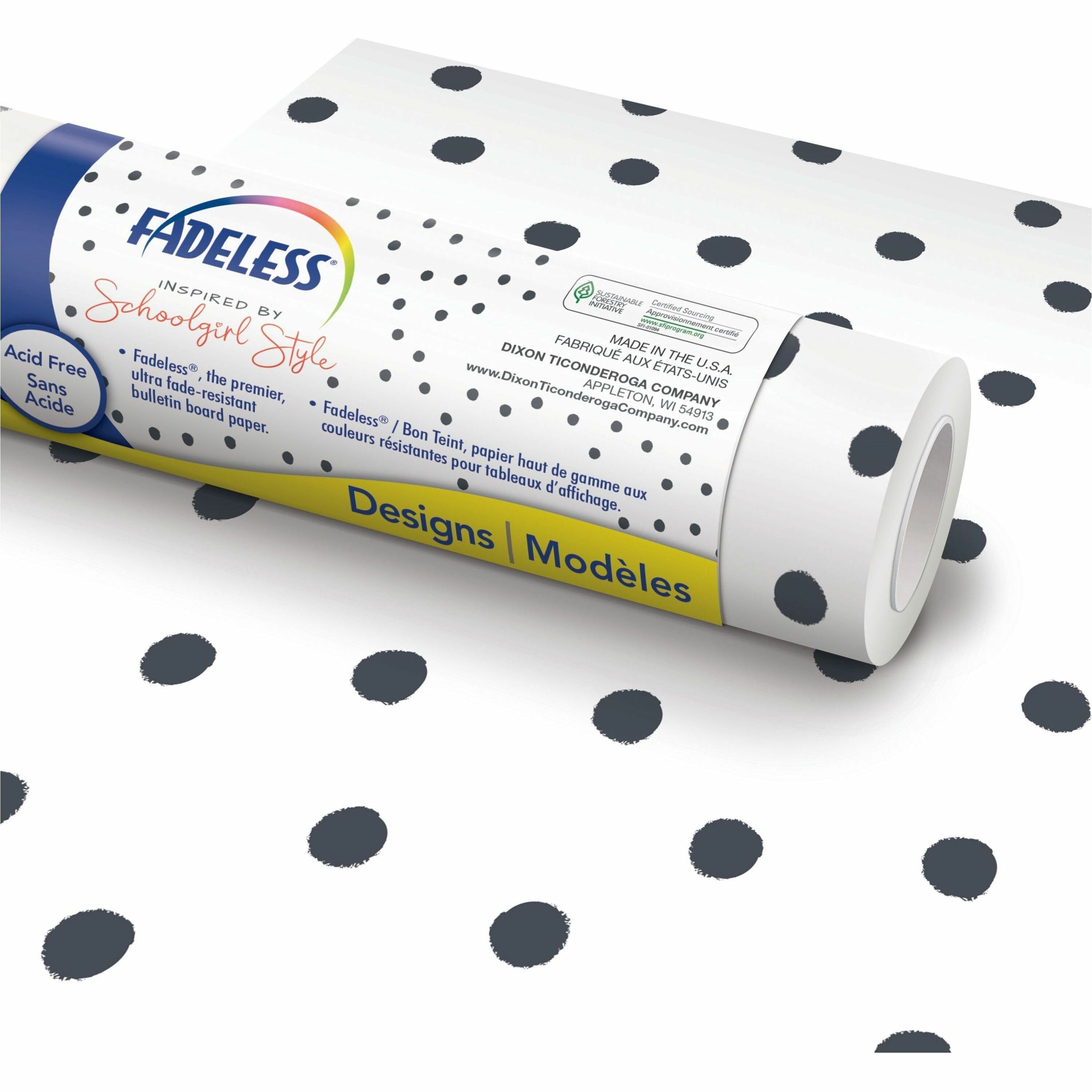 fadeless-bulletin-board-paper-rolls-art-classroom-school-home-office-decoration-door-file-cabinet-48width-x-50-ftlength-1-roll-bff-painted-dot-paper_pacp0040085 - 1