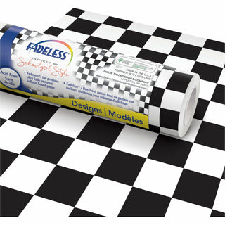 fadeless-bulletin-board-paper-rolls-art-classroom-school-home-office-decoration-door-file-cabinet-48width-x-50-ftlength-1-roll-retro-hopscotch-paper_pacp0040095 - 1