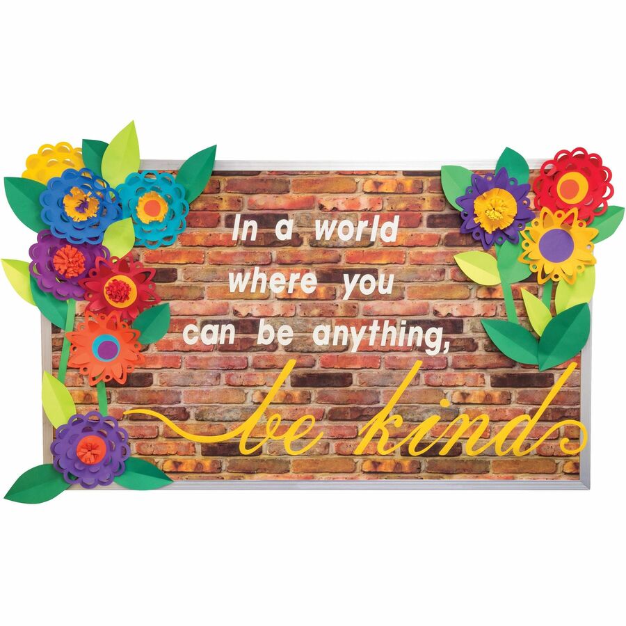 pacon-bulletin-board-paper-rolls-classroom-door-file-cabinet-school-home-office-project-display-table-skirting-party-decoration-48width-x-50-ftlength-1-roll-reclaimed-brick-paper_pacp0057465 - 5