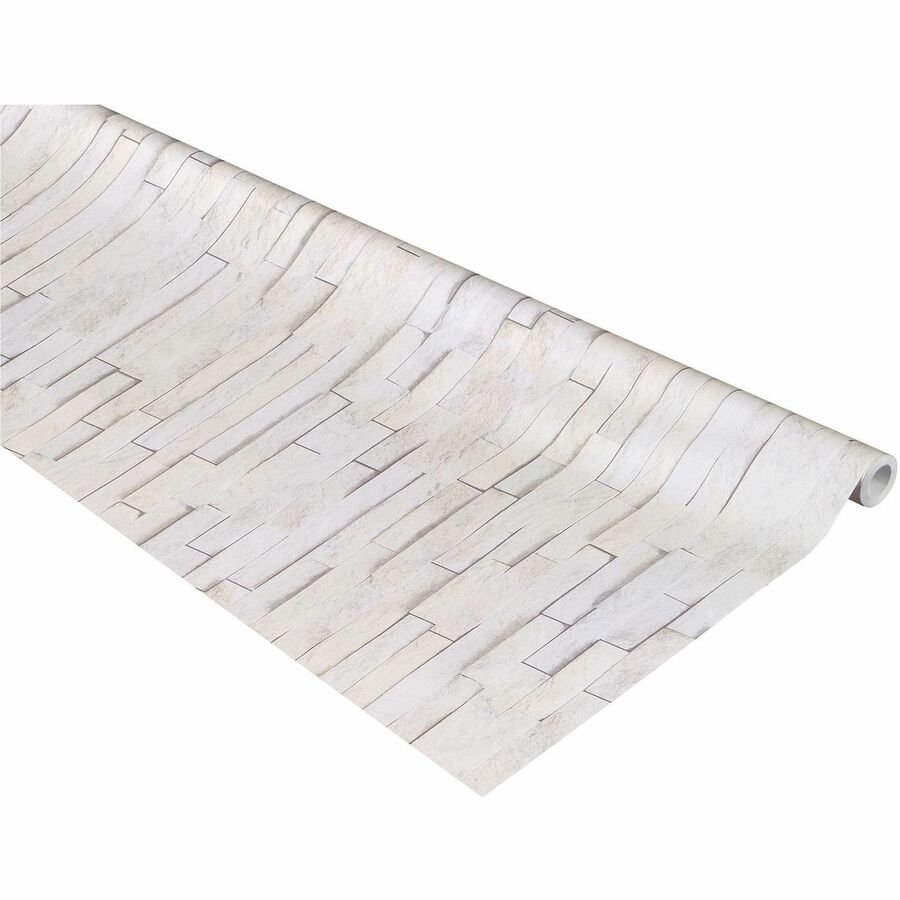 Fadeless Bulletin Board Paper Rolls - Art Room, Classroom, School, Home, Office, Decoration, Door, File Cabinet - 48"Width x 50 ftLength - 1 Roll - Ledger Stone - Paper