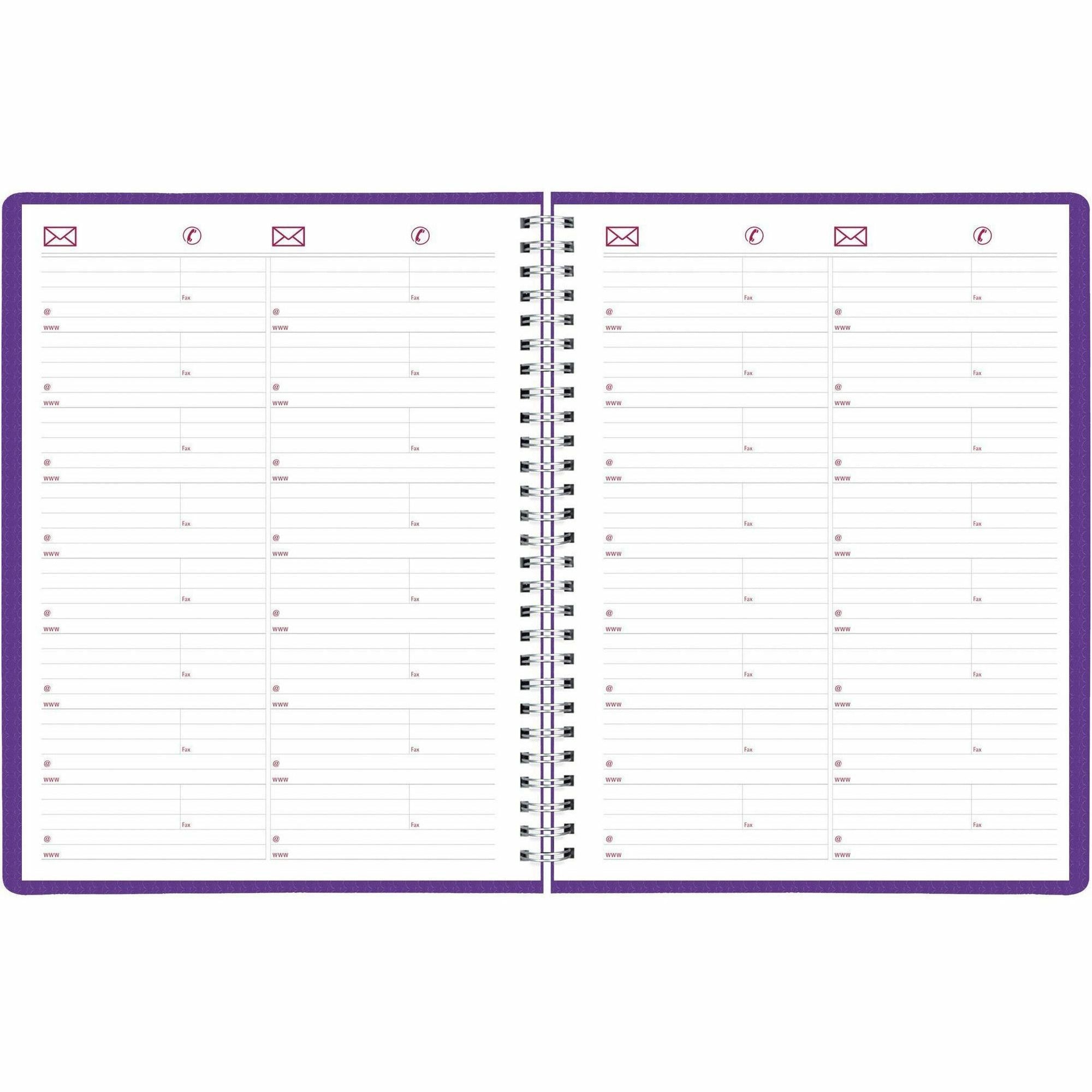 brownline-duraflex-weekly-appointment-planner-weekly-12-month-january-2024-december-2024-700-am-to-845-pm-quarter-hourly-monday-friday-700-am-to-545-pm-quarter-hourly-saturday-2-week-double-page-layout-8-1-2-x-11-sheet_redcb950vpur - 4