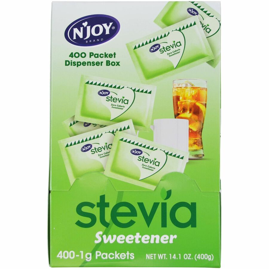 njoy-green-stevia-sugar-substitute-0035-oz-1-g-stevia-flavor-400-box_sug83221 - 3
