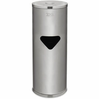 2XL Stainless Steel Stand Wiper Dispenser - Stainless Steel - Stainless Steel - Refillable, Smudge Resistant, Hands-free - 1 Each