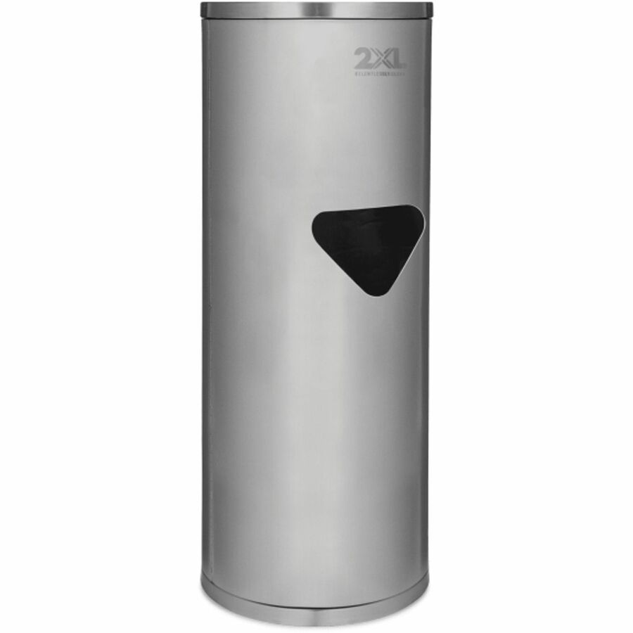 2XL Stainless Steel Stand Wiper Dispenser - Stainless Steel - Stainless Steel - Refillable, Smudge Resistant, Hands-free - 1 Each