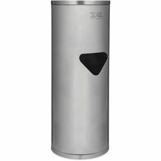 2XL Stainless Steel Stand Wiper Dispenser - Stainless Steel - Stainless Steel - Refillable, Smudge Resistant, Hands-free - 1 Each