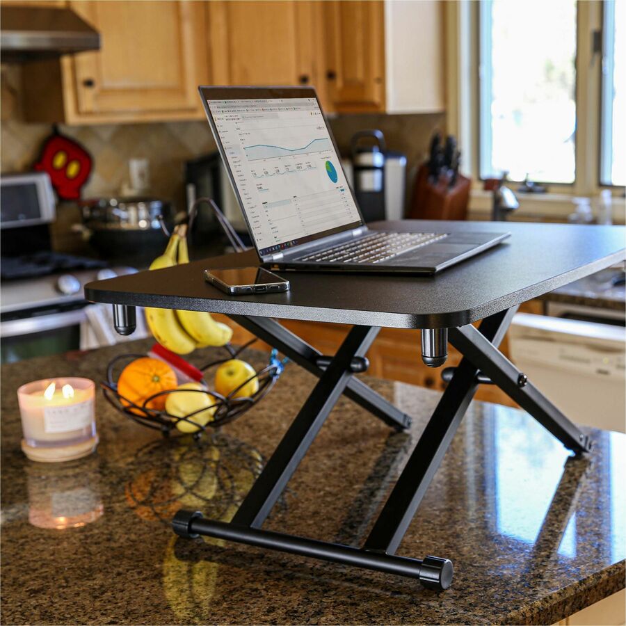 Victor Laptop Desk Riser - 28.7" Width x 18.5" Depth - Desk - Black