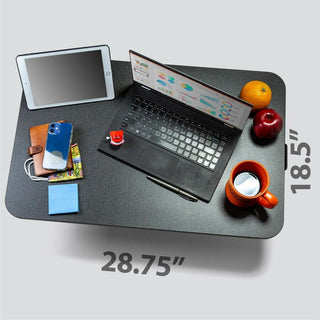 Victor Laptop Desk Riser - 28.7" Width x 18.5" Depth - Desk - Black