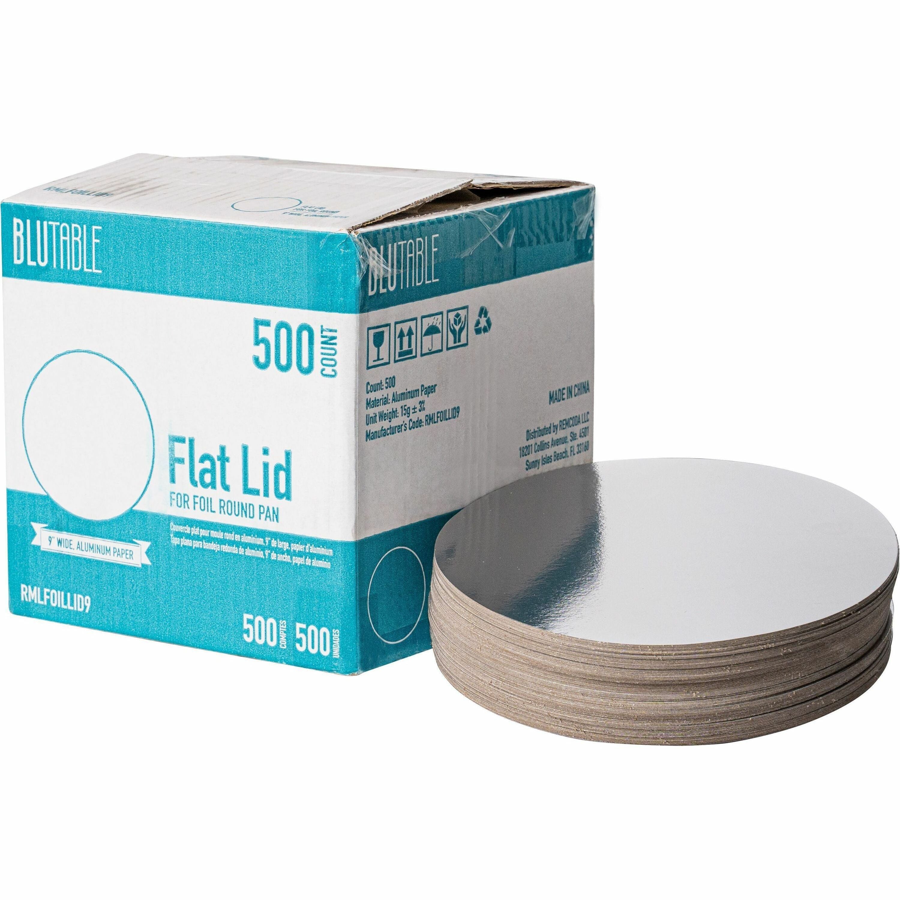 blutable-9-round-foil-pan-flat-board-lids-round-500-carton-white-silver_rmlfoillid9 - 1