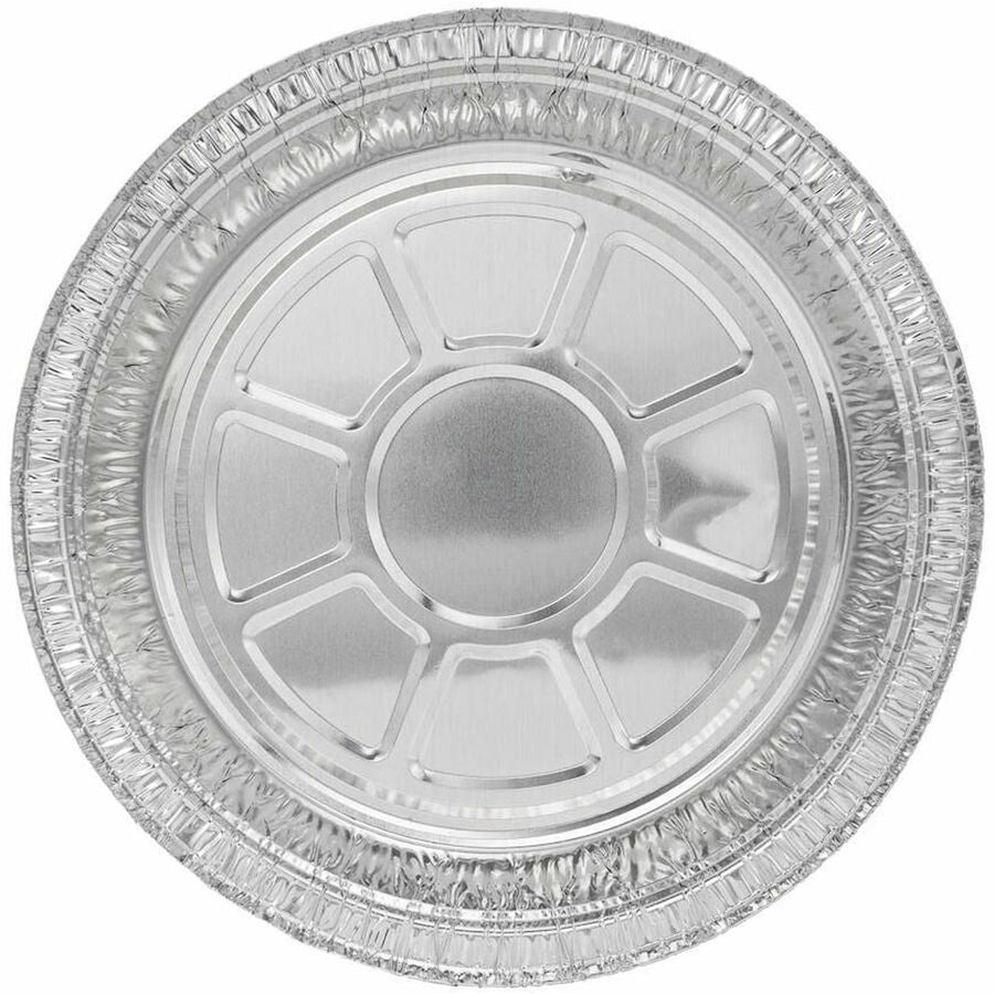 BluTable 7" Round Foil Pans - Food, Food Storage - Silver - Aluminum Body - Round - 500 / Carton