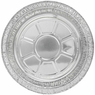BluTable 7" Round Foil Pans - Food, Food Storage - Silver - Aluminum Body - Round - 500 / Carton