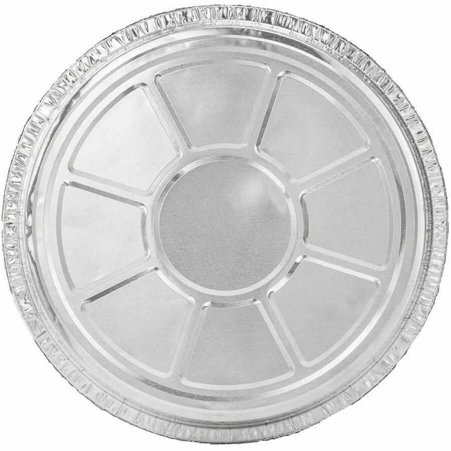 BluTable 9" Round Foil Pans - Food Storage, Food - Silver - Aluminum Body - Round - 500 / Carton