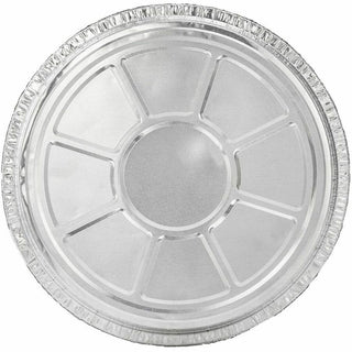 BluTable 9" Round Foil Pans - Food Storage, Food - Silver - Aluminum Body - Round - 500 / Carton