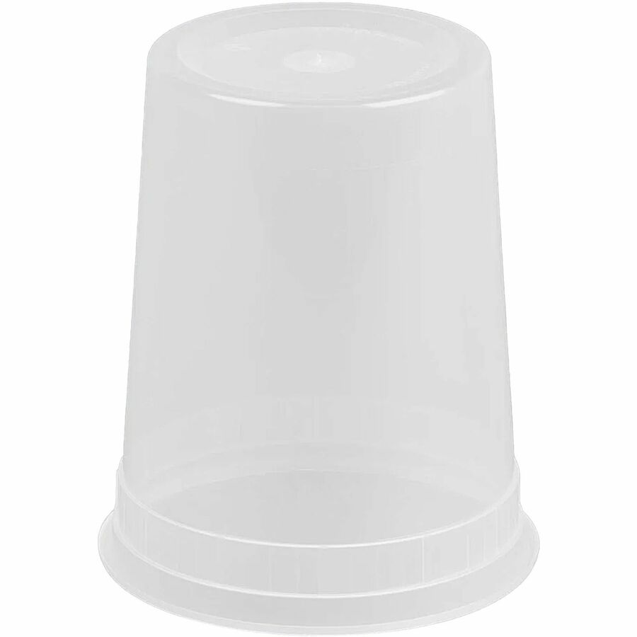 BluTable 32 oz Round Deli Tub Containers - Food, Food Storage - Microwave Safe - Clear - Round - 500 / Carton
