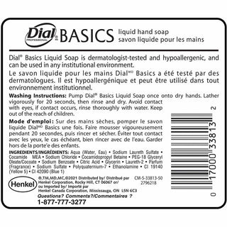 Basics Liquid Hand Soap, Fresh Floral, 16 oz Pump, 12/Carton