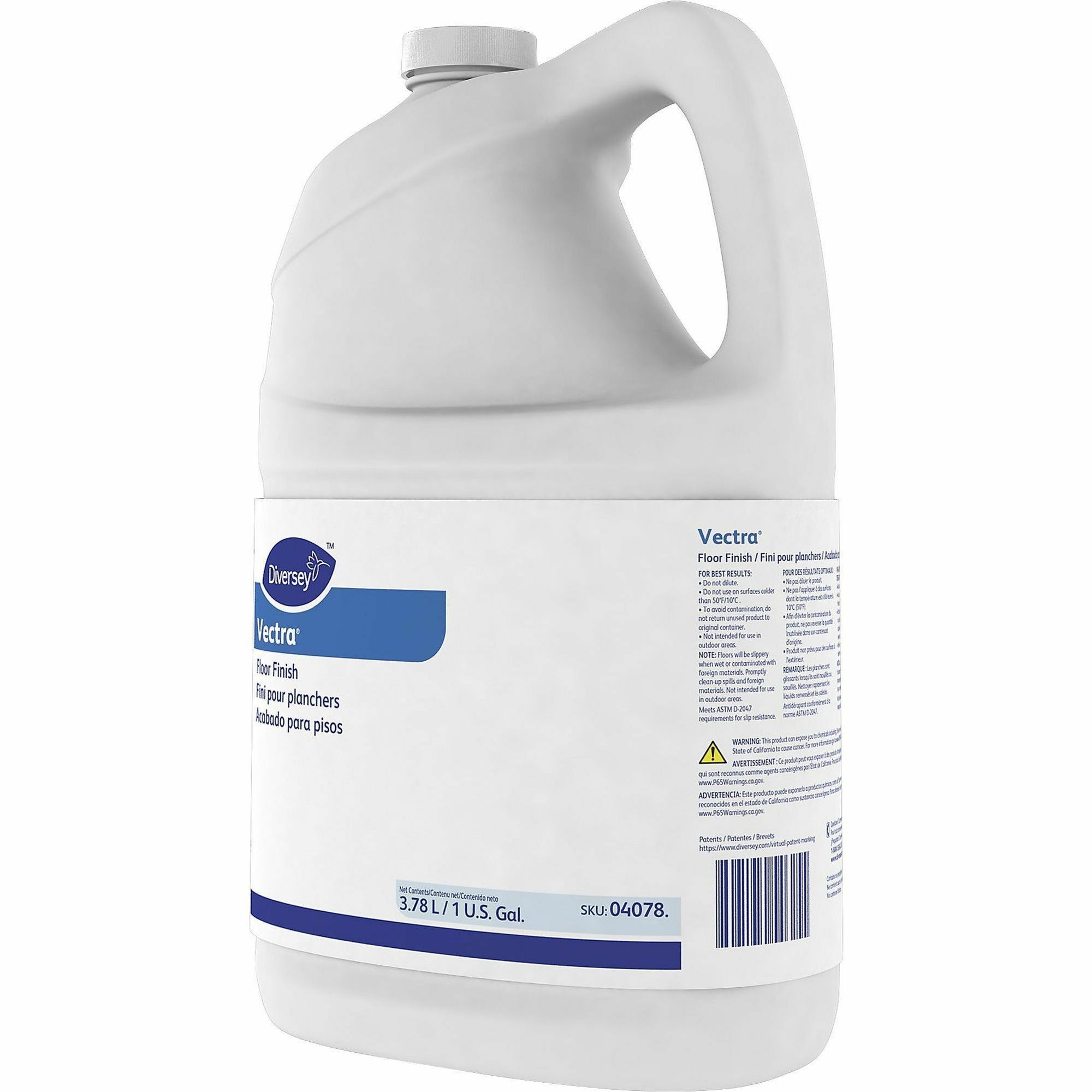 diversey-vectra-floor-finish-ready-to-use-128-fl-oz-4-quart-ammonia-scent-4-pack-durable-dirt-resistant-black-mark-resistant-scratch-resistant-scuff-resistant-off-white_dvo04078 - 3