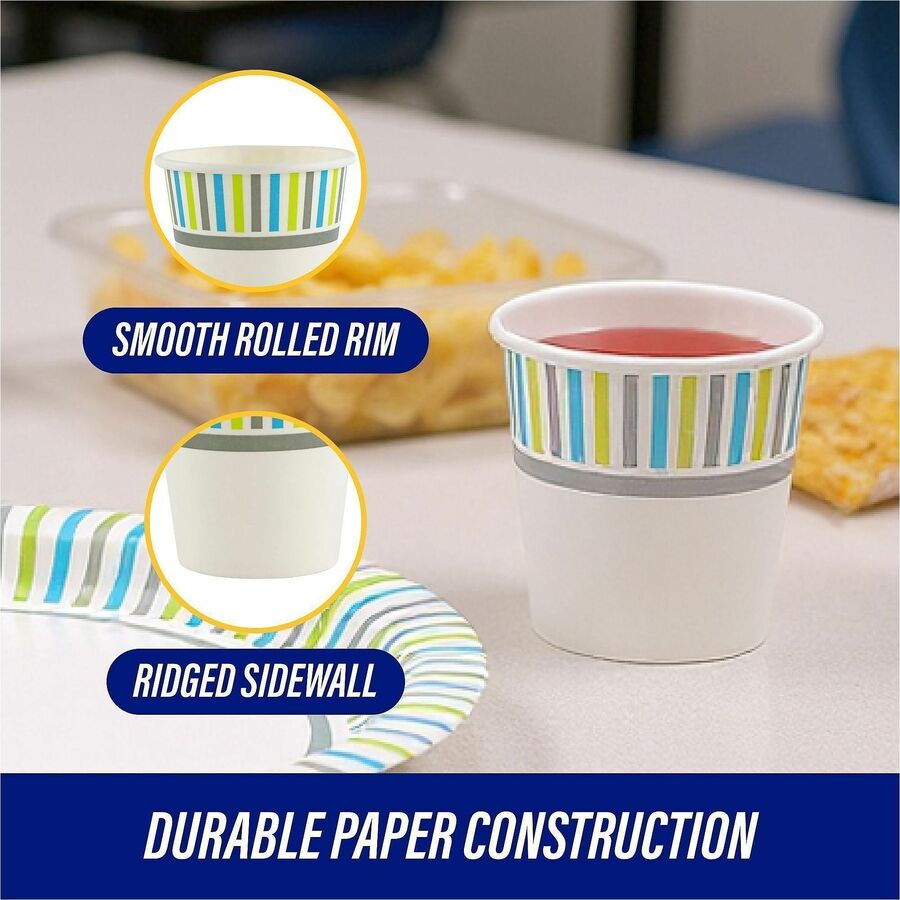 Genuine Joe 3 oz Cold Cups - 50.0 / Pack - 20 / Carton - White - Paper - Cold, Beverage