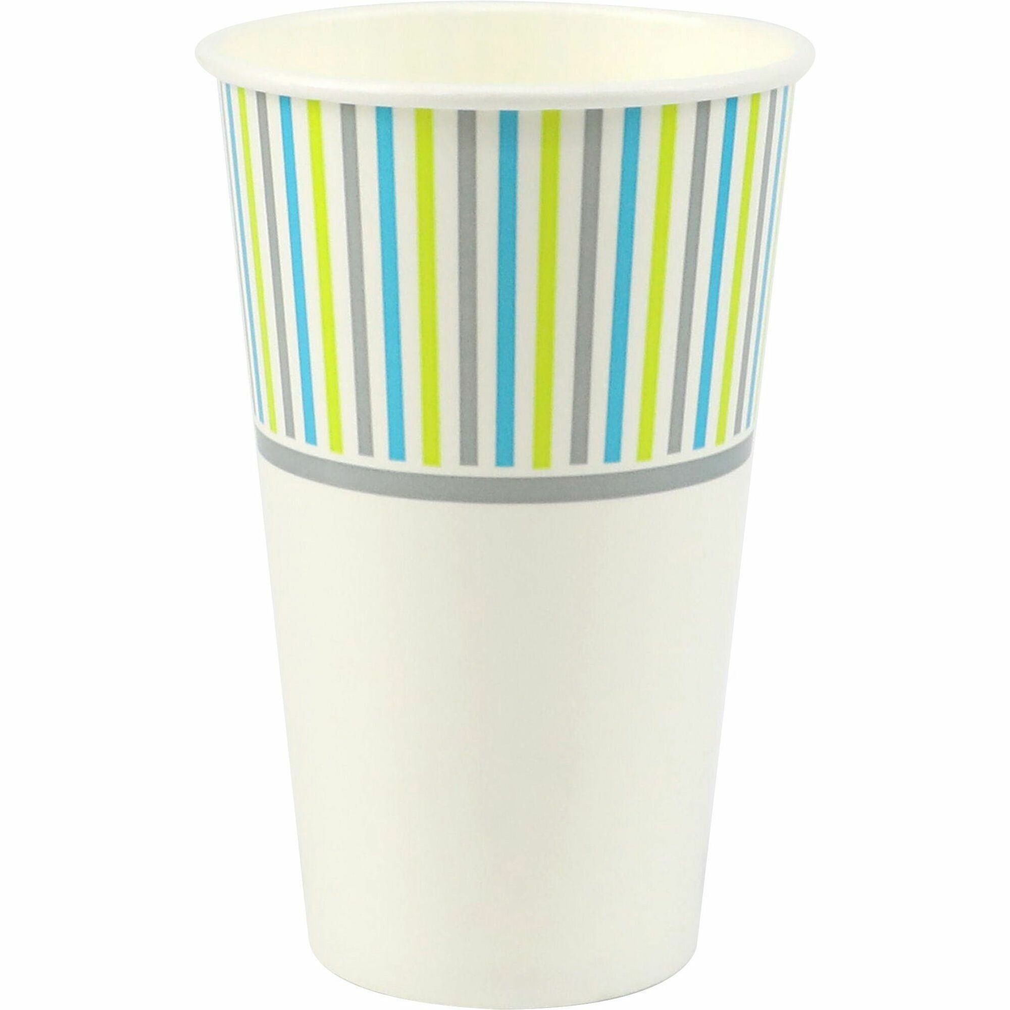 Genuine Joe 16 oz Cold Cups - 50.0 / Pack - 20 / Carton - White - Paper - Cold, Beverage