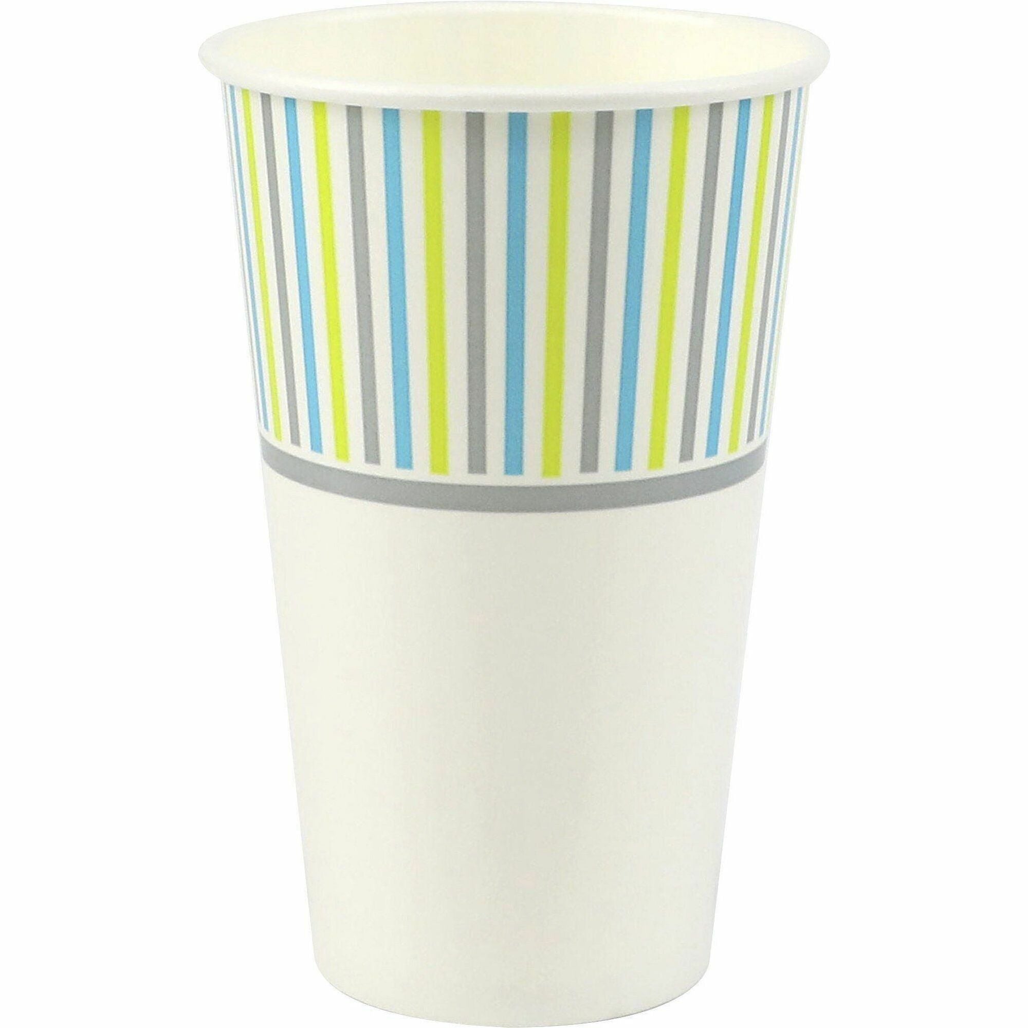 Genuine Joe 16 oz Cold Cups - 50.0 / Pack - 20 / Carton - White - Paper - Cold, Beverage