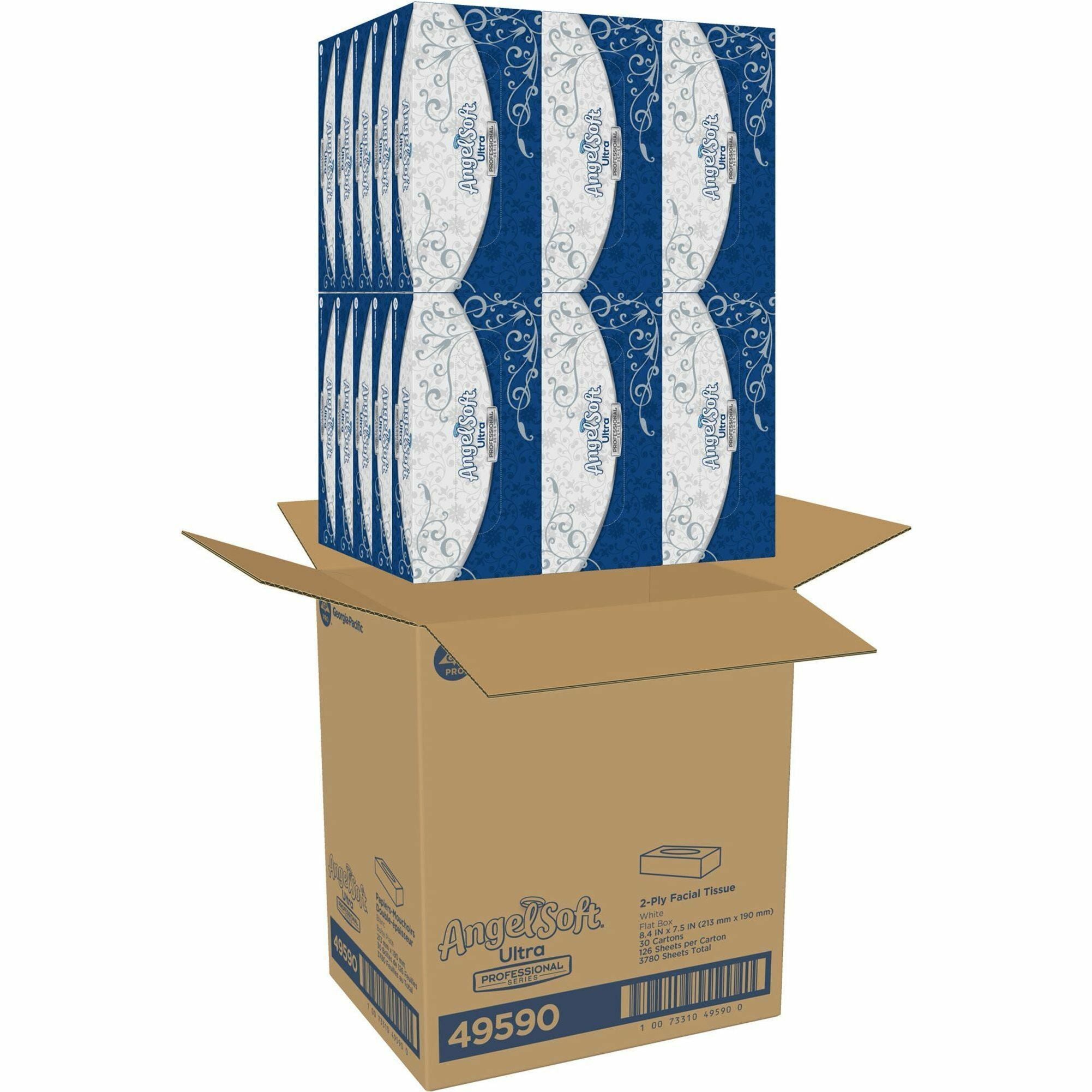 angel-soft-professional-series-facial-tissue-2-ply-white-soft-for-face-home-hotel-dining-casino-medical-office-guest-30-carton_gpc49590 - 2