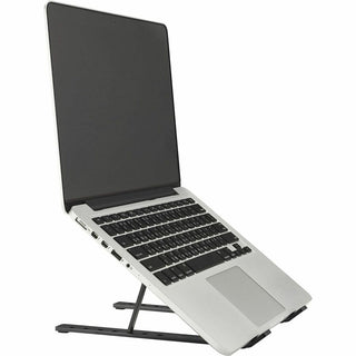 Kensington Collapsible Aluminum Laptop Riser - Up to 16" Screen Support - 11 lb Load Capacity - 5.8" Height - Aluminum - Black - 2