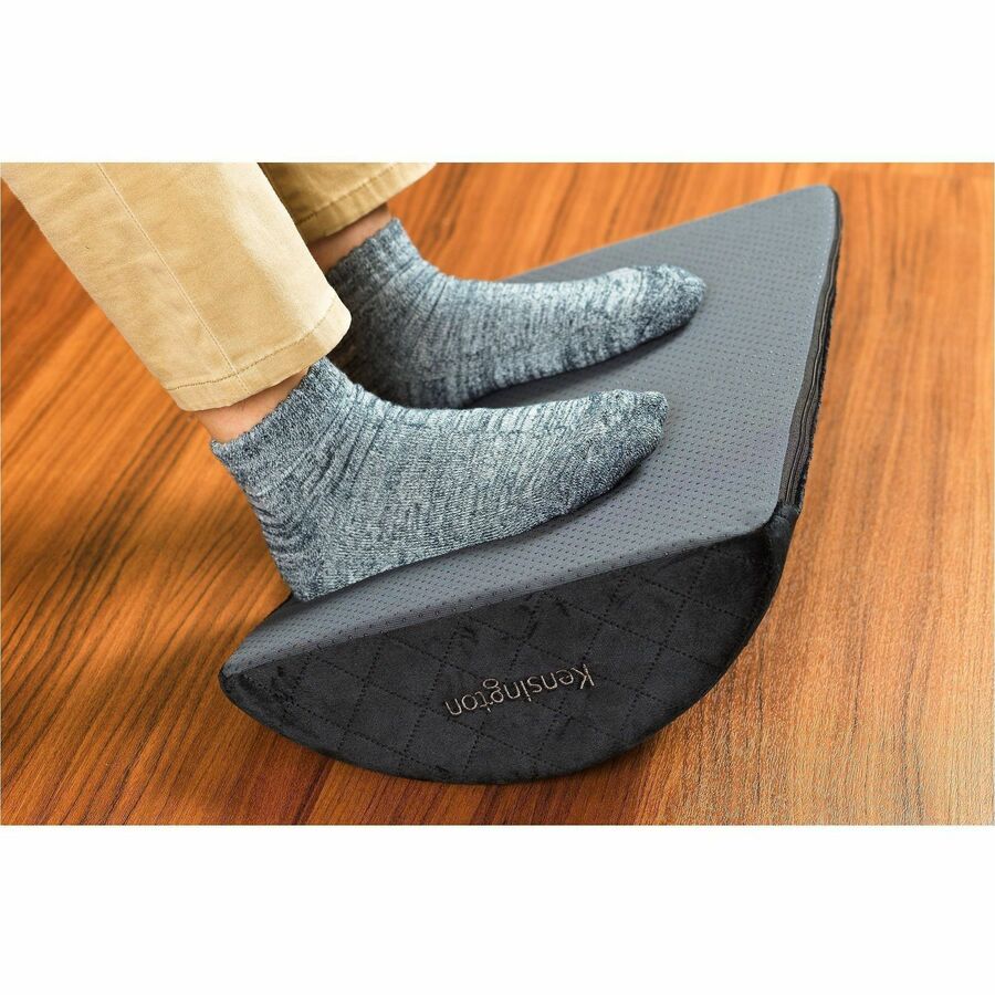 Kensington Premium Comfort Soft Footrest - Black - High Density Foam (HDF)