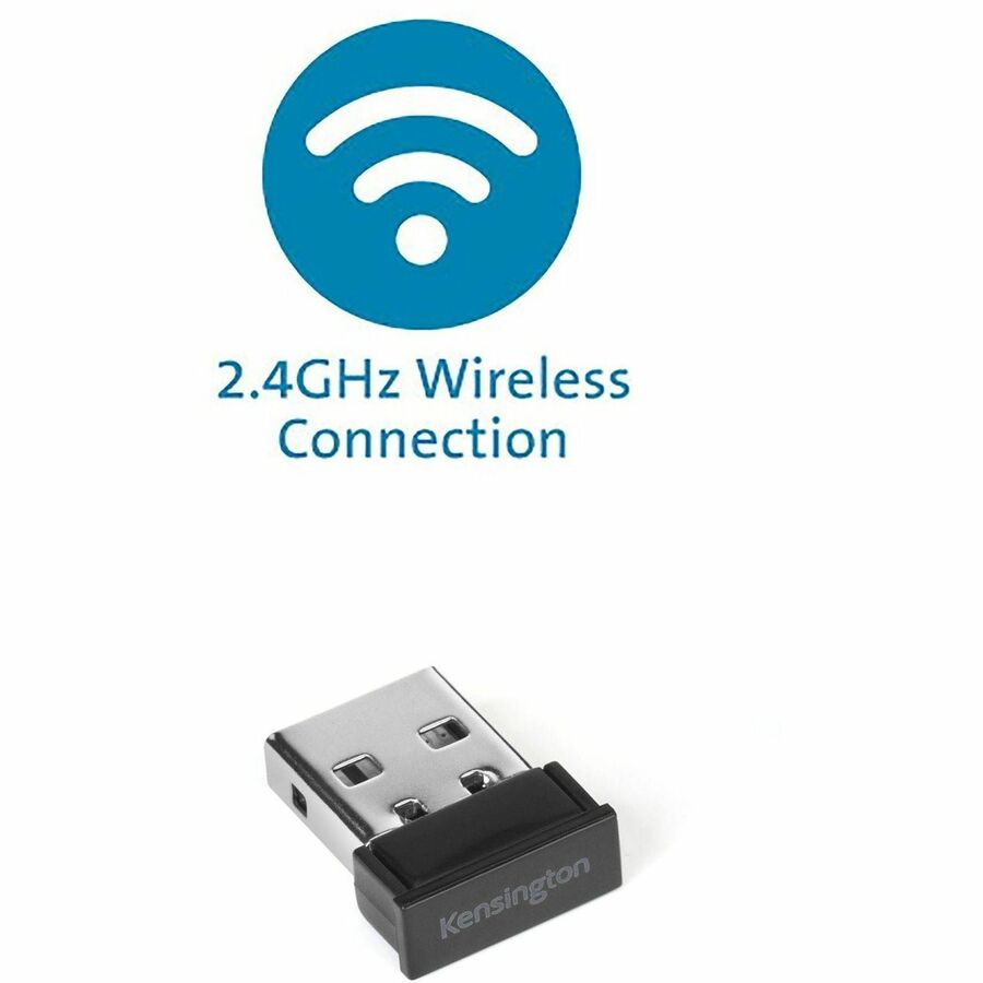 Keyboard for Life Wireless Desktop Set, 2.4 GHz Frequency/30 ft Wireless Range, Black