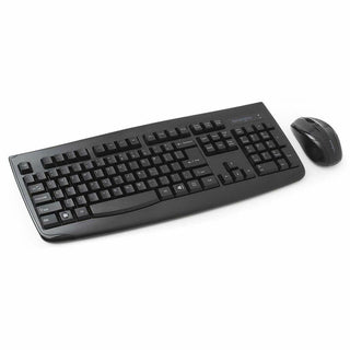 Keyboard for Life Wireless Desktop Set, 2.4 GHz Frequency/30 ft Wireless Range, Black
