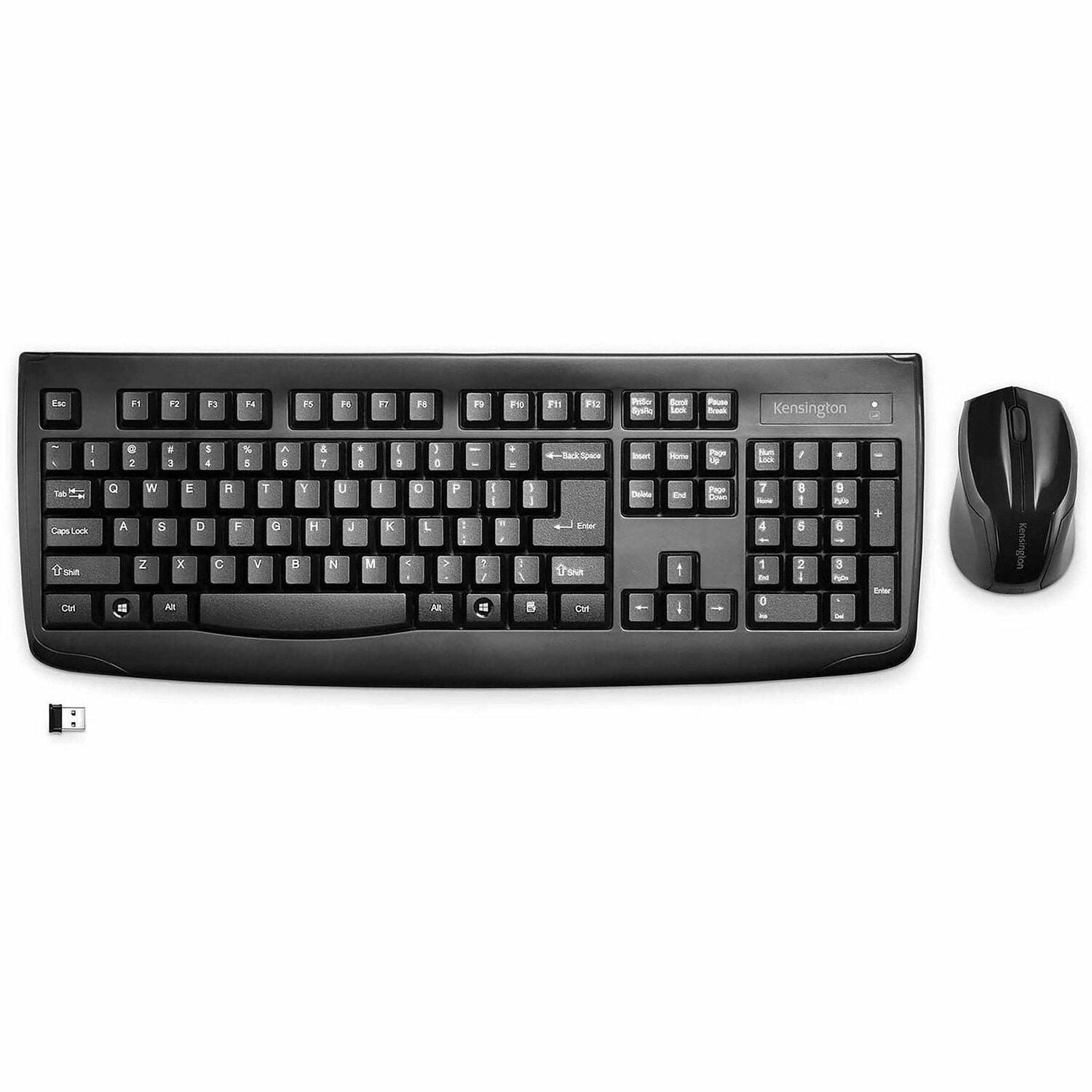 Keyboard for Life Wireless Desktop Set, 2.4 GHz Frequency/30 ft Wireless Range, Black