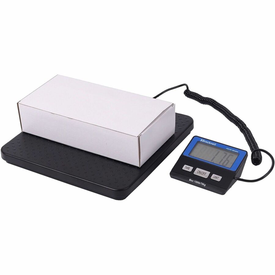 Brecknell PS Slimline Series - 150 lb / 70 kg Maximum Weight Capacity - Black