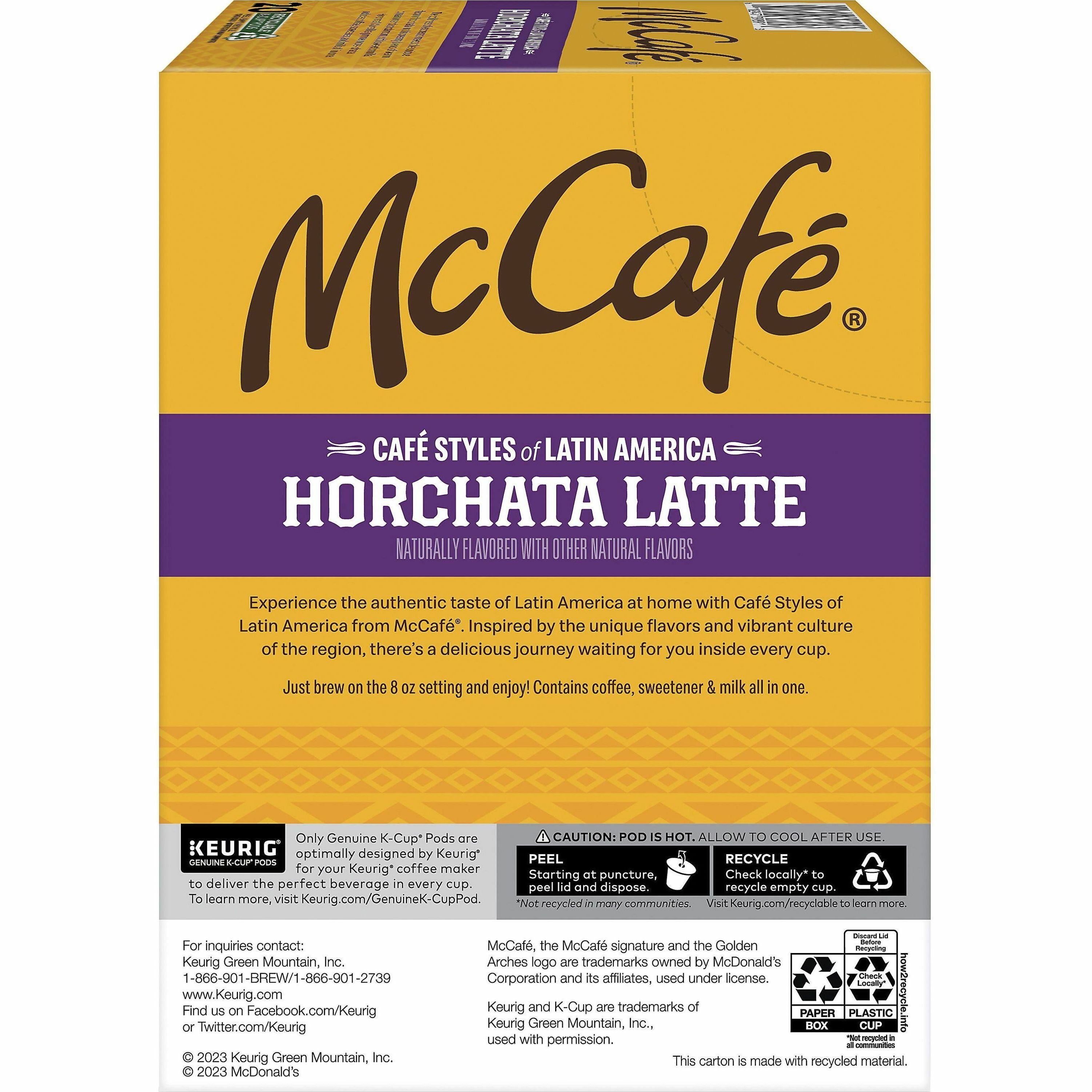 mccafe-k-cup-horchata-latte-compatible-with-keurig-brewer-medium-24-box_gmt9891 - 2